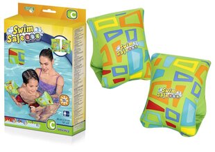 Peldēšanas piedurknes Lean Toys Bestway, S/M, zaļas cena un informācija | Ūdens, smilšu un pludmales rotaļlietas | 220.lv