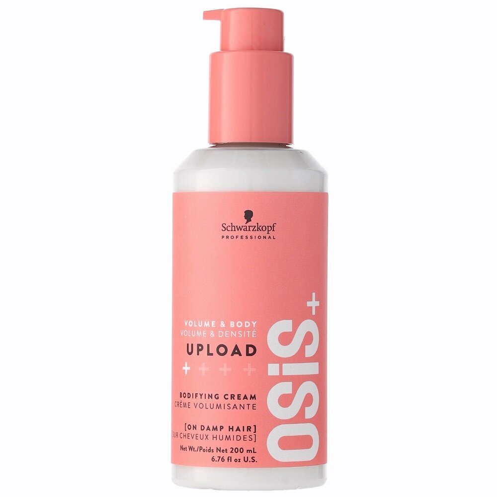 Matu apjomu palielinošs krēms Schwarzkopf Professional Osis+ Upload, 200 ml цена и информация | Matu uzlabošanai | 220.lv