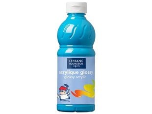 Akrila krāsa turquoise blue Glossy 050, 500ml cena un informācija | Modelēšanas un zīmēšanas piederumi | 220.lv