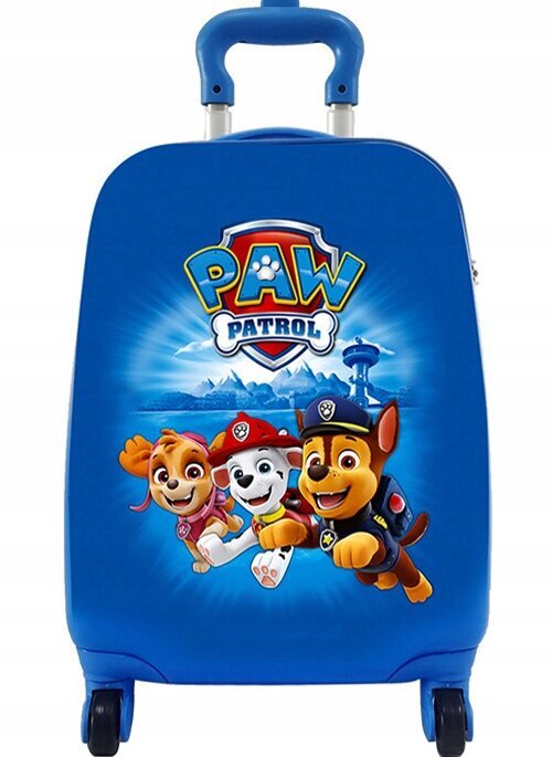 Bērnu čemodāns Paw Patrol, 32l, zils цена и информация | Koferi, ceļojumu somas | 220.lv