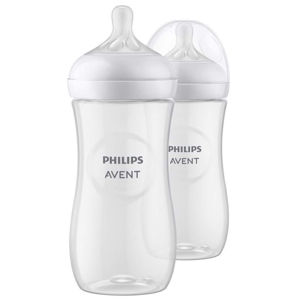 Pudelīšu komplekts Philips Avent Natural Response SCY906/02, 3+ mēn, 330 ml цена и информация | Bērnu pudelītes un to aksesuāri | 220.lv