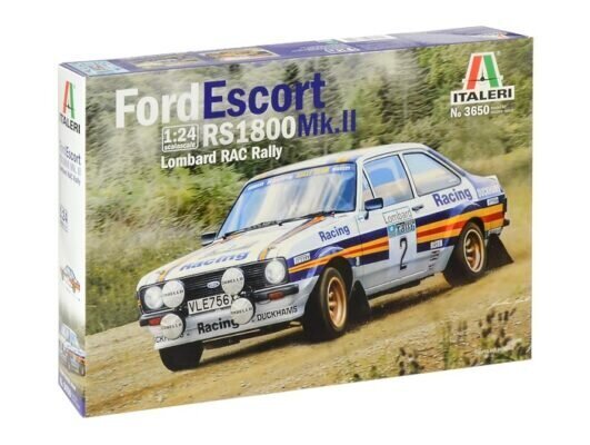 Ford Escort RS1800 Mk.II 3655 Italeri 1:24 cena un informācija | Kolekcionējamie modeļi | 220.lv