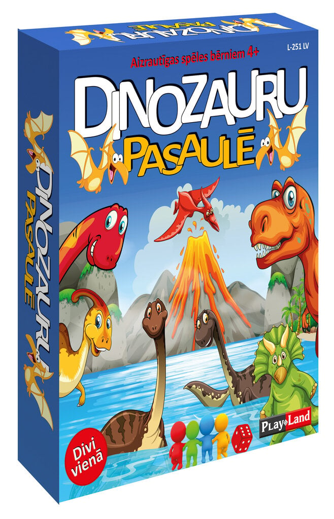 Galda spēle "Dinozauru pasaulē'' cena un informācija | Galda spēles | 220.lv