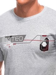 T-krekls vīriešiem Edoti S1912, pelēks cena un informācija | Vīriešu T-krekli | 220.lv