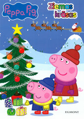 Peppa Pig. Ziemas krāsas цена и информация | Книжки - раскраски | 220.lv