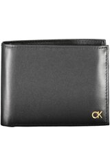 Maks vīriešiem Calvin Klein K50K509632_NERO_BAX-8719856576462 cena un informācija | Vīriešu maki, karšu maki | 220.lv