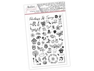 Zīmogu komplekts Aladine Bullet Journal Spring, 53 gab. blisterī cena un informācija | Modelēšanas un zīmēšanas piederumi | 220.lv
