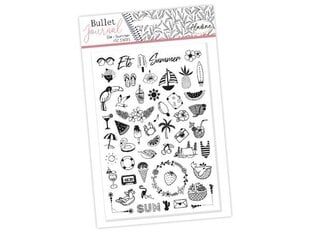 Zīmogu komplekts Aladine Bullet Journal Summer, 52 gab. blisterī цена и информация | Принадлежности для рисования, лепки | 220.lv