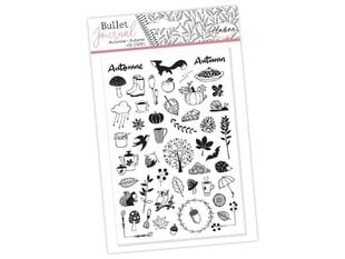 Zīmogu komplekts Aladine Bullet Journal Autumn, 50 gab. blisterī cena un informācija | Modelēšanas un zīmēšanas piederumi | 220.lv