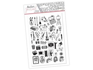 Zīmogu komplekts Aladine Bullet Journal Hobbies, 46 gab. blisterī цена и информация | Принадлежности для рисования, лепки | 220.lv