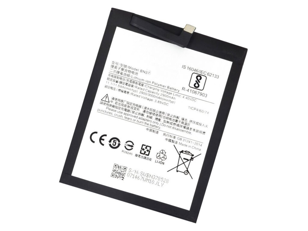OEM BN37 Akumulators Xiaomi Redmi 6, Redmi 6A cena un informācija | Akumulatori mobilajiem telefoniem | 220.lv