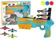 Pistole ar lidmašīnām Lean Toys, zila cena un informācija | Rotaļlietas zēniem | 220.lv
