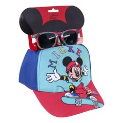 Bērnu cepure ar nagu Mickey Mouse Tirkīzs (51 cm) cena un informācija | Bērnu aksesuāri | 220.lv