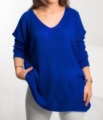 Женская бирюзовая блузка больших размеров цена и информация | Женские кофты | 220.lv