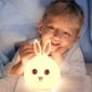 LED Bērnu lamps zaķis, RGB cena un informācija | Lampas bērnu istabai | 220.lv