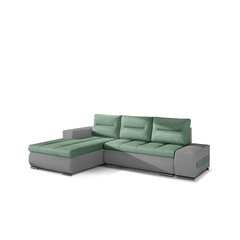 Kreisās puses stūra dīvāns Eltap Ottavio, zaļš/pelēks cena un informācija | Stūra dīvāni | 220.lv