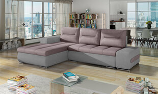 Kreisās puses stūra dīvāns Eltap Ottavio, rozā/pelēks cena un informācija | Stūra dīvāni | 220.lv