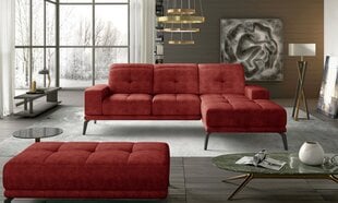 Правый угловой диван и пуфик Eltap Torrense, красный цвет цена и информация | Угловые диваны | 220.lv