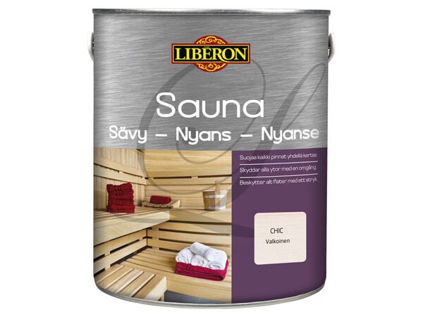 Beice Liberon Sauna, 2.5L, balta цена и информация | Krāsas | 220.lv