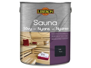 Beice Liberon Sauna, 2.5L, melna cena un informācija | Krāsas | 220.lv