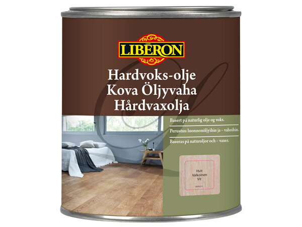 Cietā vaska eļļa Liberon, 750ml, balta cena un informācija | Impregnanti, kopšanas līdzekļi | 220.lv