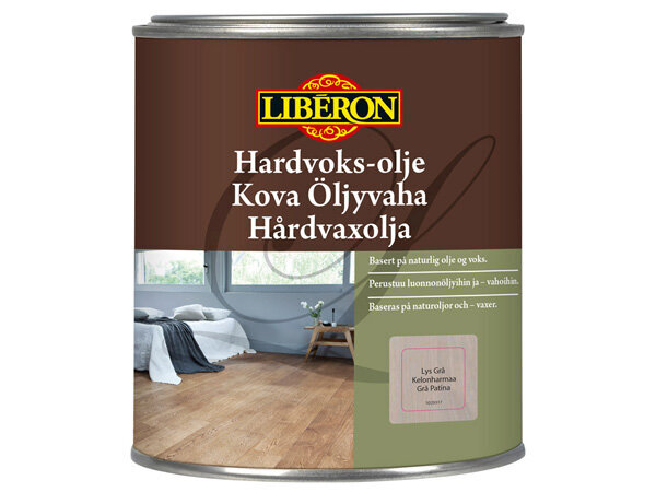 Cietā vaska eļļa Liberon, 750ml, pelēka cena un informācija | Impregnanti, kopšanas līdzekļi | 220.lv