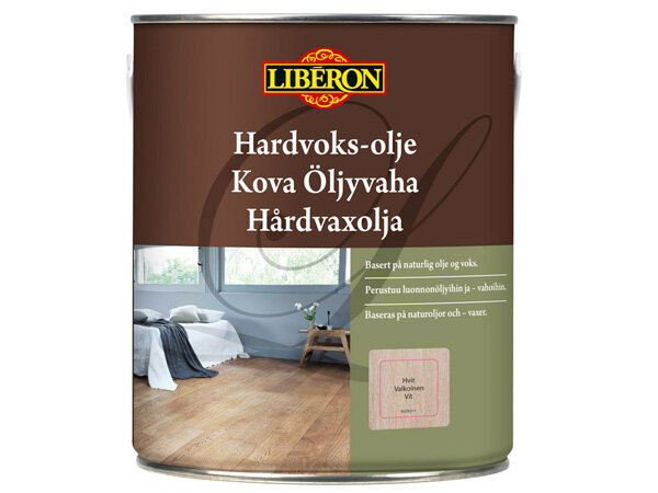 Cietā vaska eļļa Liberon, 2.5L, balta cena un informācija | Impregnanti, kopšanas līdzekļi | 220.lv