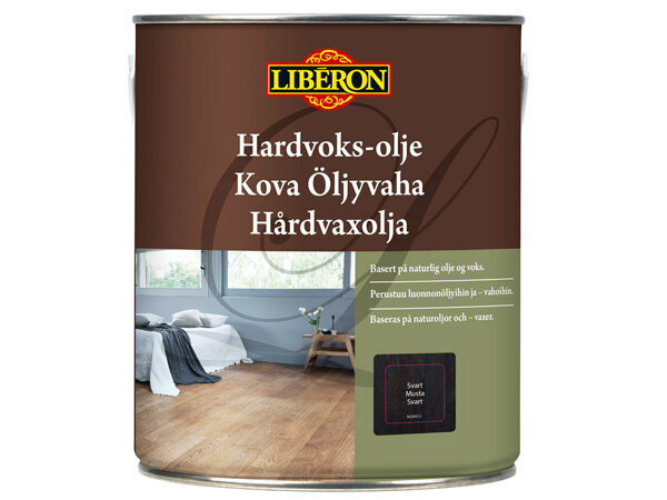 Cietā vaska eļļa Liberon, 2.5L, melna cena un informācija | Impregnanti, kopšanas līdzekļi | 220.lv