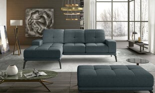 Левый угловой диван и пуф Eltap Torrense, синий цвет цена и информация | Угловые диваны | 220.lv
