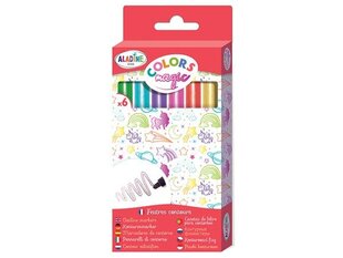 Flomasteri Aladine Kids Colors, 6 gab. cena un informācija | Modelēšanas un zīmēšanas piederumi | 220.lv