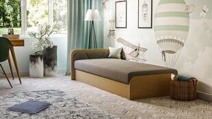 Левая односпальная кровать Parys, коричневый цвет цена и информация | Кровати | 220.lv