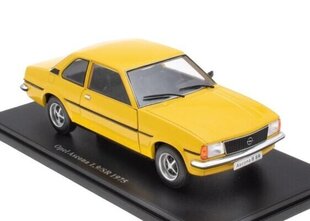 Opel Ascona 1.9 SR – 1975 Yellow 24P008 HACHETTE 1:24 цена и информация | Коллекционные модели автомобилей | 220.lv