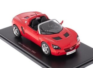 Opel Speedster 2001 Red 24p021 Hachette 1:24 cena un informācija | Kolekcionējamie modeļi | 220.lv