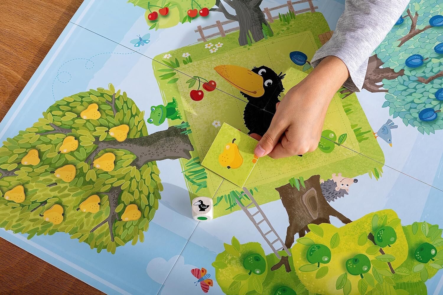 Ābolu dārza kauliņu spēle bērniem Haba cena un informācija | Attīstošās rotaļlietas | 220.lv