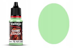 Akrila krāsa Ghost Green Game Color Vallejo 72121, 18 ml cena un informācija | Kolekcionējamie modeļi | 220.lv