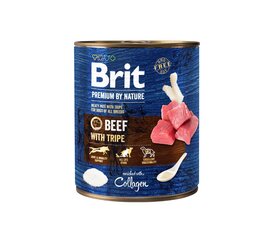 "Brit Premium By Nature" консервы с говядиной и яичными желтками 400г цена и информация | Сухой корм для собак | 220.lv