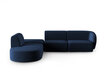 Stūra dīvāns Milo Casa Paolo, zils cena un informācija | Stūra dīvāni | 220.lv