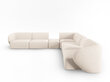 Stūra dīvāns Milo Casa Paolo, smilškrāsas cena un informācija | Stūra dīvāni | 220.lv