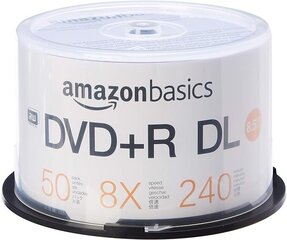 Divslāņu 8,5Gb Dvd+R Dl ierakstīšanas diski cena un informācija | Vinila plates, CD, DVD | 220.lv