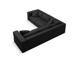 Dīvāns Milo Casa Esther, 285x285x78 cm, melns цена и информация | Диваны | 220.lv