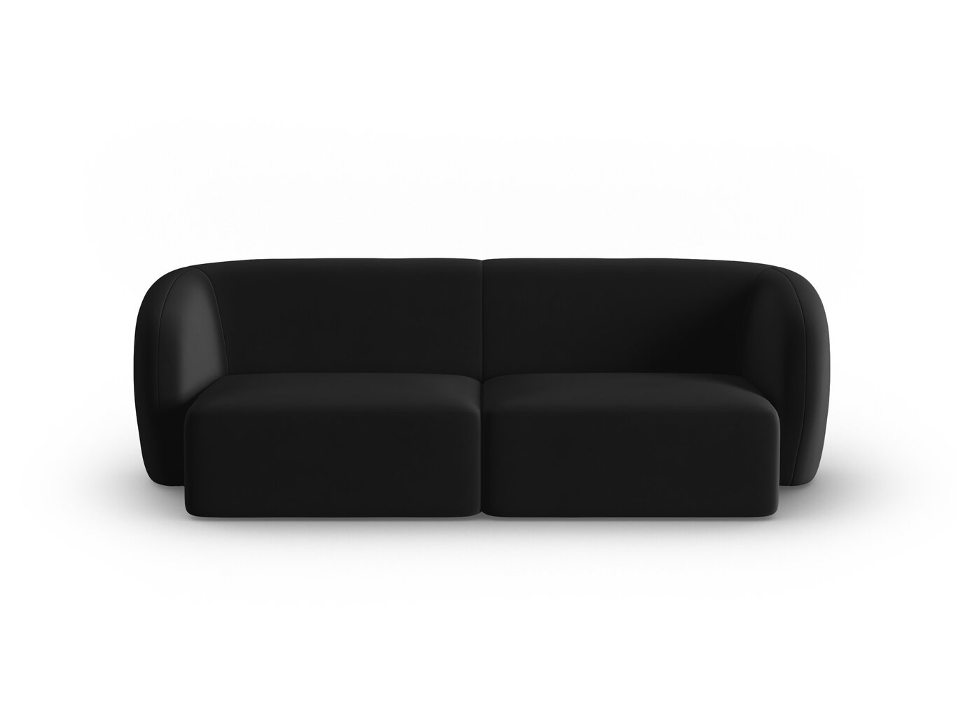 Dīvāns Milo Casa Paolo, melns cena un informācija | Dīvāni | 220.lv