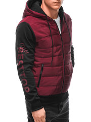 Куртка мужская межсезонная С614 - темно-красная 123544-7 цена и информация | Мужские куртки | 220.lv