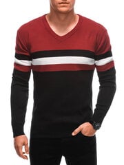 Vīriešu džemperis E224 sarkans 12321878 cena un informācija | Vīriešu džemperi | 220.lv