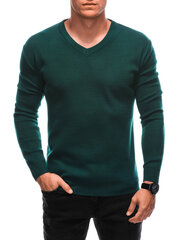 Vīriešu džemperis E225 tumši zaļš 12314978 cena un informācija | Vīriešu džemperi | 220.lv