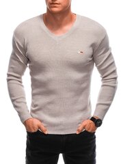 Vīriešu džemperis E226 bēšs 12314878 cena un informācija | Vīriešu džemperi | 220.lv