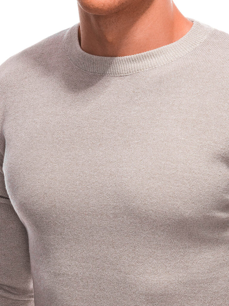 Vīriešu džemperis E232 bēšs 12313878 cena un informācija | Vīriešu džemperi | 220.lv