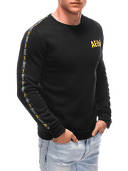 Vīriešu sporta krekls B1617 melns/dzeltens 1235047 cena un informācija | Vīriešu jakas | 220.lv