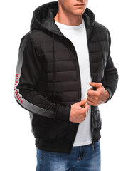 куртка мужская межсезонная c566 - черная цена и информация | Мужские куртки | 220.lv
