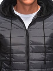 Vīriešu starpsezonas jaka C568 tumši pelēka 1232217 cena un informācija | Vīriešu virsjakas | 220.lv