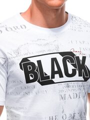 Мужская футболка S1903 - белая 123085-7 цена и информация | Мужские футболки | 220.lv